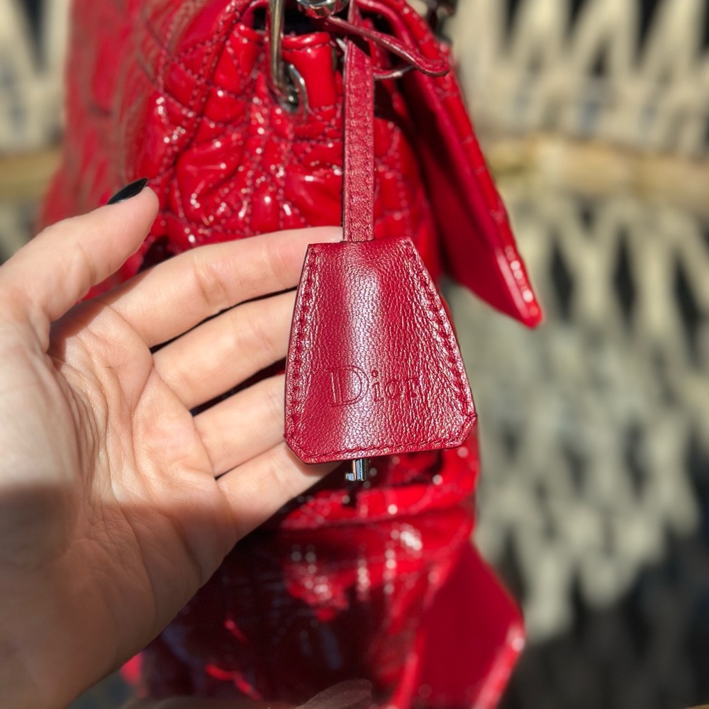 Christian Dior Patent Leather Shoulder Bag - Picture 5 of 7